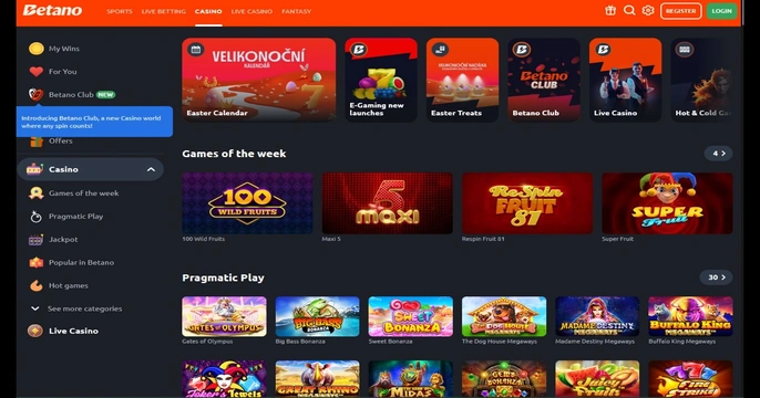 Betano Casino Bonus